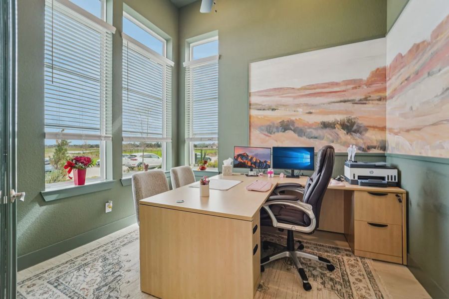 Representative furnished interior of a home built from the Laramie by Chesmar Homes in Jubilee 50's, Hockley (Image 9).