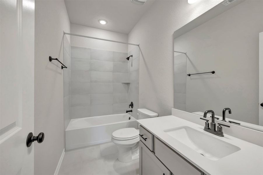 Furnished interior view inside a new home in Heritage, Dripping Springs (Image 10).