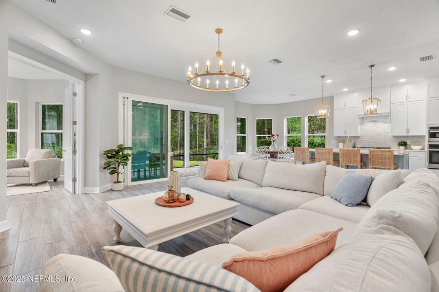 Furnished interior view inside a new home in Palm Crest AT Seabrook, Ponte Vedra (Image 36).
