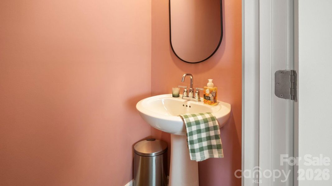 main floor half bath