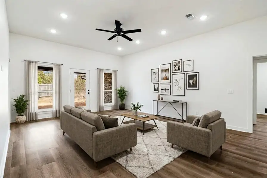 Furnished interior view inside a new home in , Paris (Image 5).