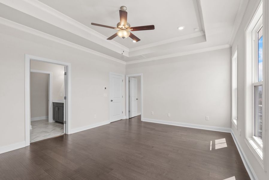 Representative unfurnished interior of a home built from the The Aspen II by The Providence Group in Palisades Single Family, Cumming (Image 27).