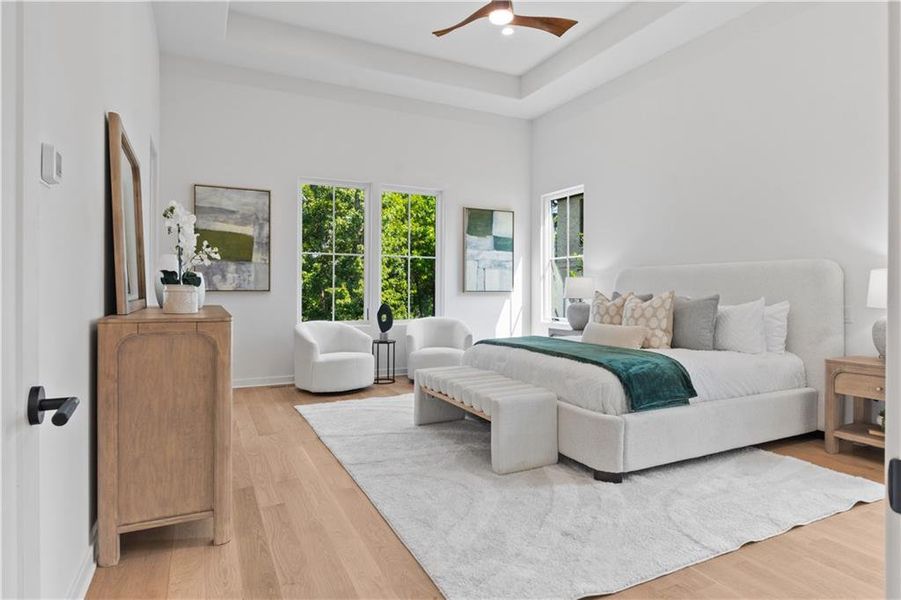 Furnished interior view inside a new home in , Alpharetta (Image 9).