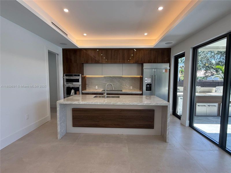 Furnished interior view inside a new home in , Miami (Image 9).