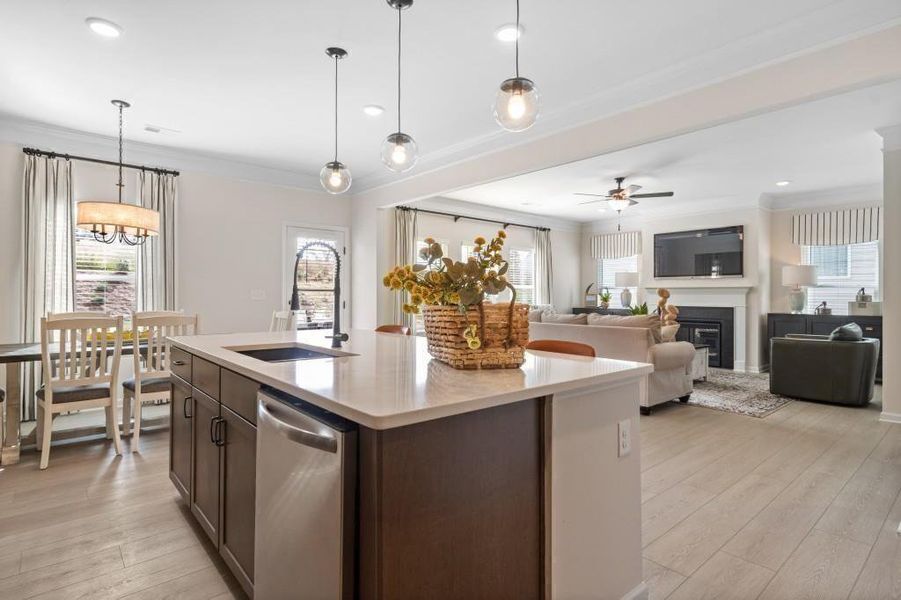 Furnished interior view inside a new home in Sycamore Crest, Calhoun (Image 22).