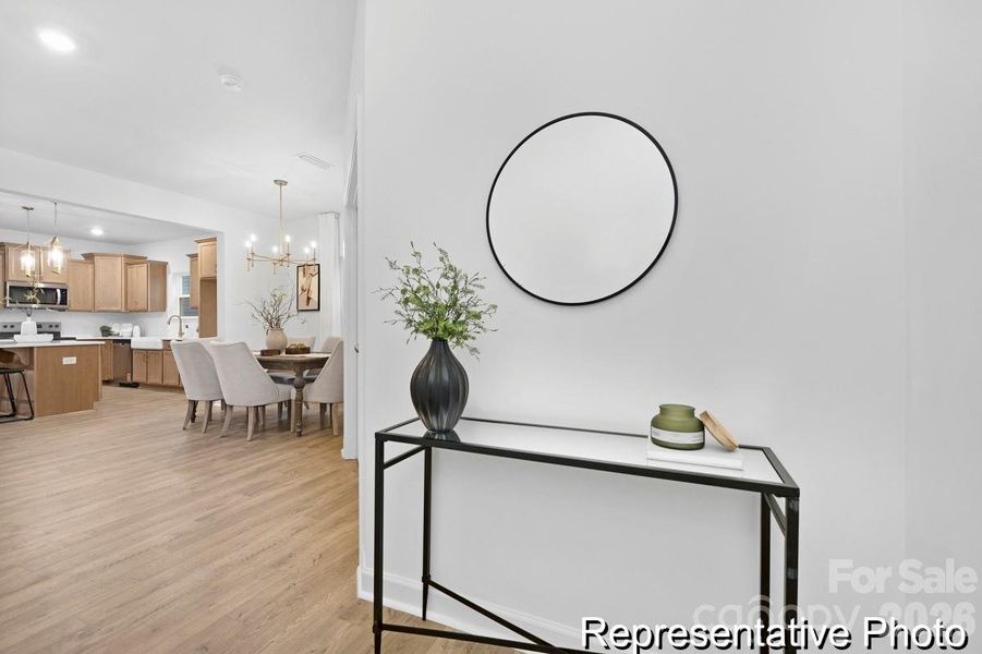 Furnished interior view inside a new home in Whispering Hills, Locust (Image 11).