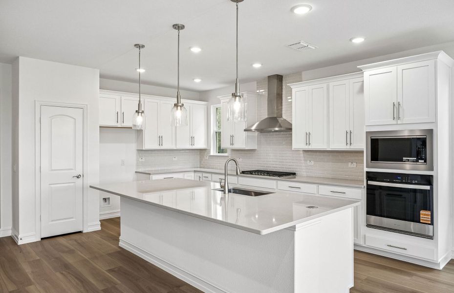 Furnished interior view inside a new home in Creekview Meadows, Pilot Point (Image 14).