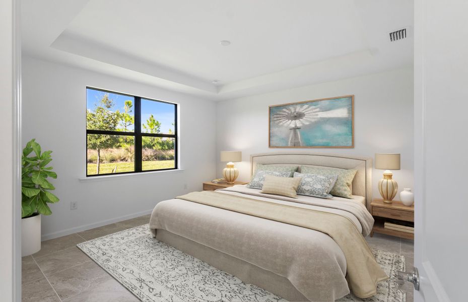 Furnished interior view inside a new home in Terreno, Naples (Image 9).