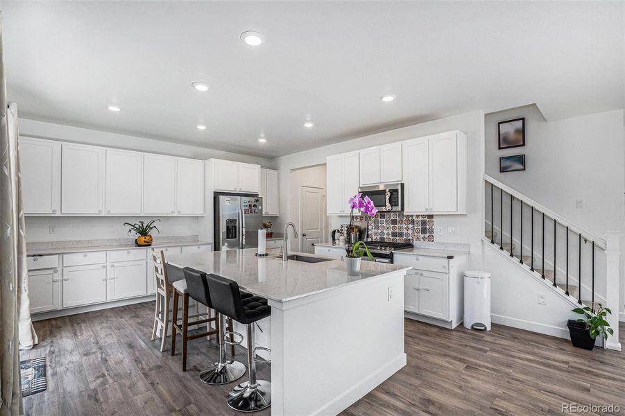 Furnished interior view inside a new home in Willow Bend, Thornton (Image 18). Furnished interior view inside a new home in Willow Bend, Thornton (Image 18).