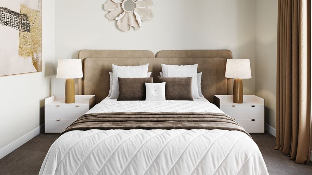 Representative furnished interior of a home built from the Argenta by Taylor Morrison in Skye Ranch Community Group Page, Sarasota (Image 15).