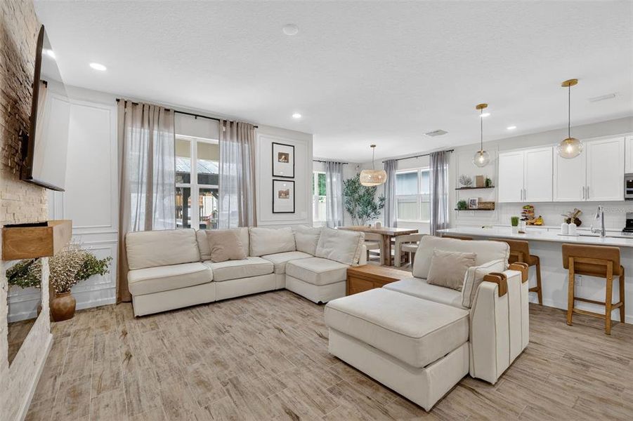 Furnished interior view inside a new home in Summerbrooke, Mount Dora (Image 17).