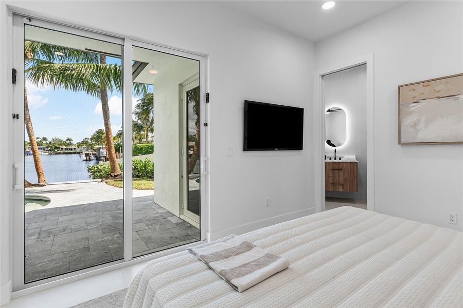 Furnished interior view inside a new home in , Pompano Beach (Image 8).