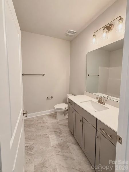 Furnished interior view inside a new home in Crystal Village, Albemarle (Image 14).