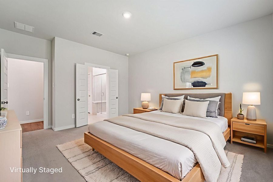 Furnished interior view inside a new home in Landing Meadows - Traditional Series, New Caney (Image 10). Furnished interior view inside a new home in Landing Meadows - Traditional Series, New Caney (Image 10).