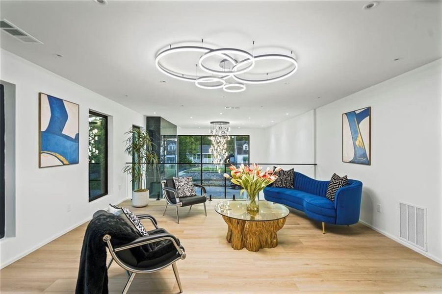 Furnished interior view inside a new home in , Atlanta (Image 37). Furnished interior view inside a new home in , Atlanta (Image 37).