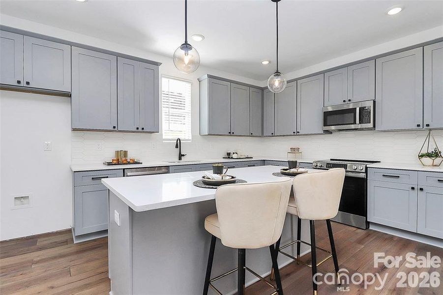 Furnished interior view inside a new home in , Charlotte (Image 4).