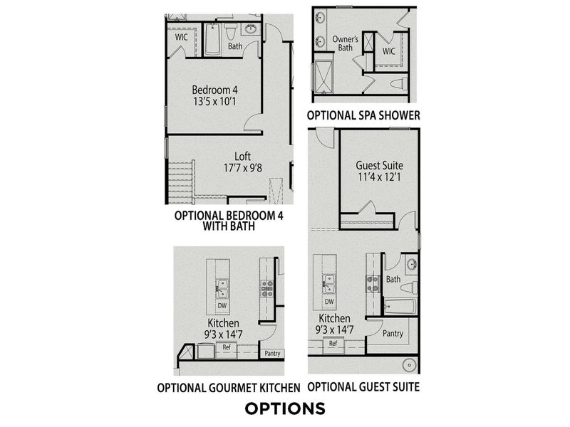 2D floor plan layout for the The Adalynn A by Davidson Homes LLC in Wellers Knoll, Lillington, NC (Image 26).