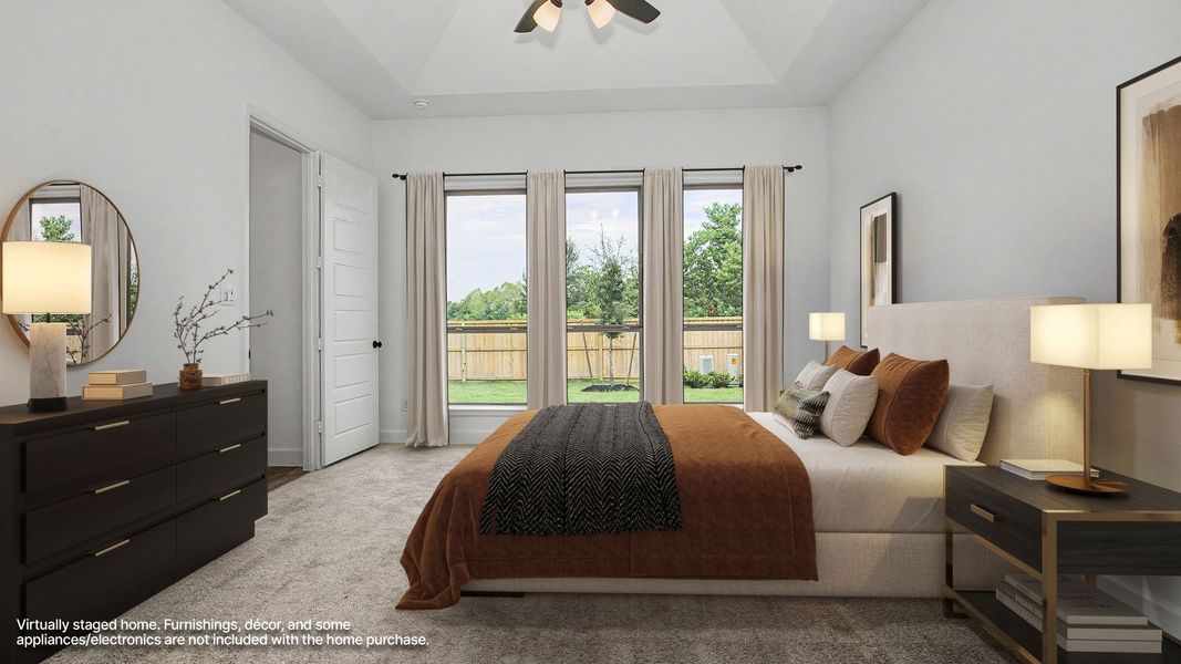Furnished interior view inside a new home in Lakes of Cane Island, Katy (Image 4). Furnished interior view inside a new home in Lakes of Cane Island, Katy (Image 4).