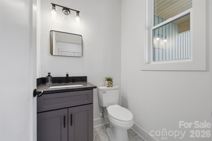 1/2 bath on main level 1/2 bath on main level