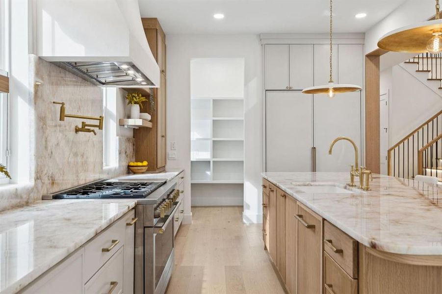 Furnished interior view inside a new home in , Dallas (Image 16).
