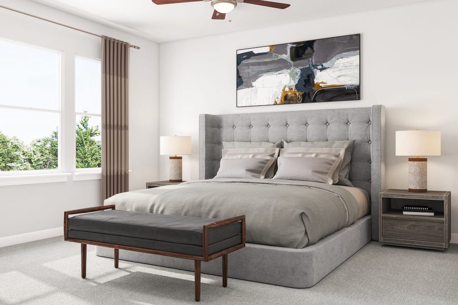 Furnished interior view inside a new home in Park Central, Georgetown (Image 8).