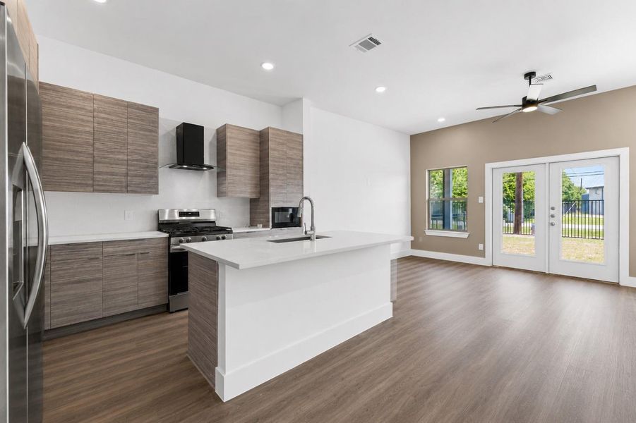 Furnished interior view inside a new home in , Houston (Image 31).