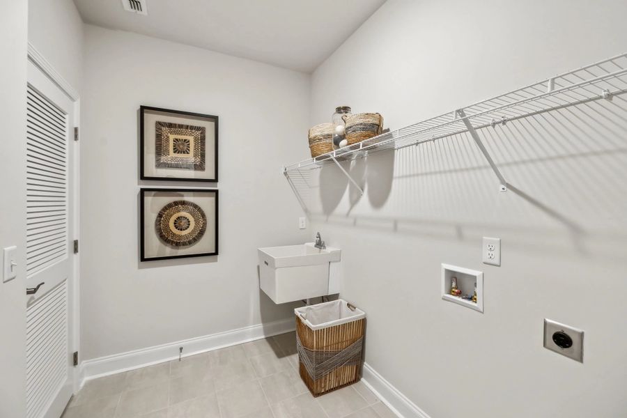 Laundry Room | For representation purposes only. Options and layout may vary by community and home plan. Laundry Room | For representation purposes only. Options and layout may vary by community and home plan.