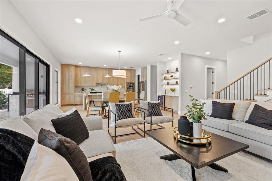 Furnished interior view inside a new home in College Park, Orlando (Image 21). Furnished interior view inside a new home in College Park, Orlando (Image 21).