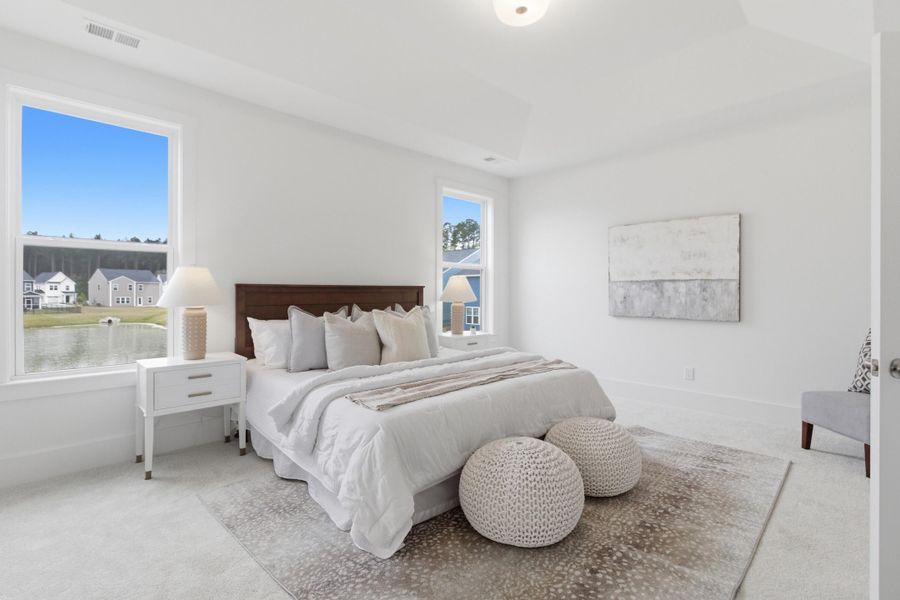 Furnished interior view inside a new home in Homecoming, Ravenel (Image 13).