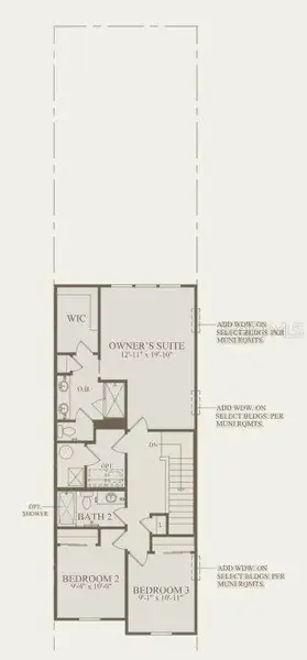 2D floor plan layout of this home in EverBe, Orlando, FL (Image 4). 2D floor plan layout of this home in EverBe, Orlando, FL (Image 4).
