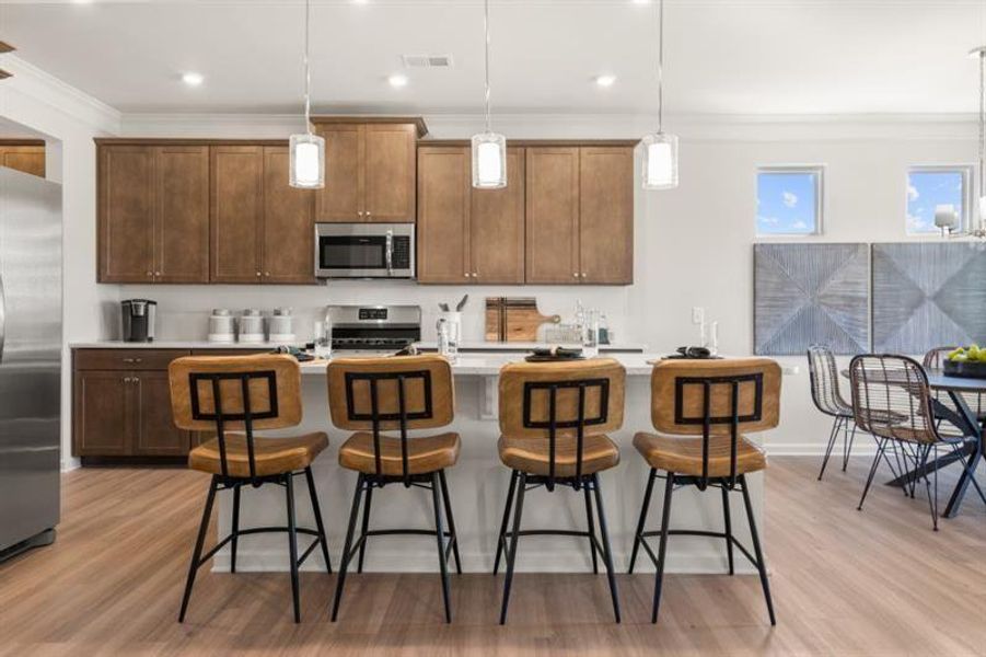Furnished interior view inside a new home in The Stiles, Cartersville (Image 14).