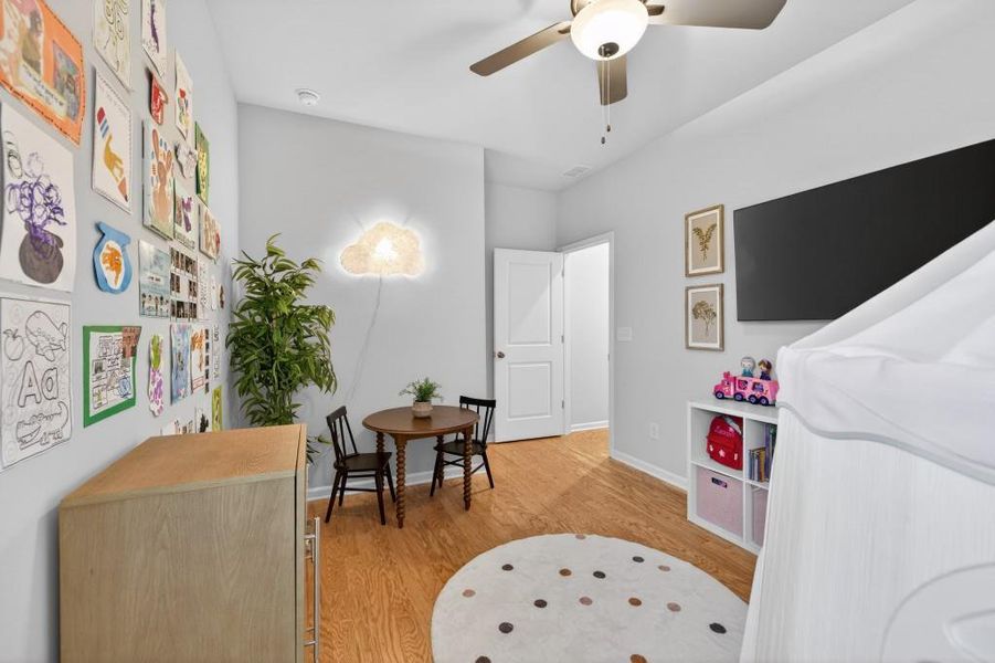 Furnished interior view inside a new home in Reunion, Flowery Branch (Image 56). Furnished interior view inside a new home in Reunion, Flowery Branch (Image 56).