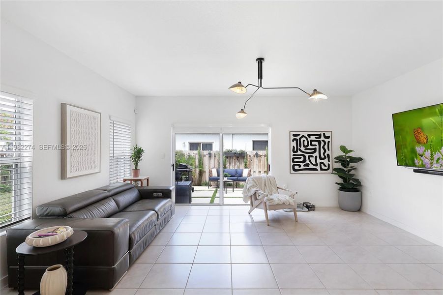 Furnished interior view inside a new home in Sebastian Isles, Florida City (Image 7). Furnished interior view inside a new home in Sebastian Isles, Florida City (Image 7).