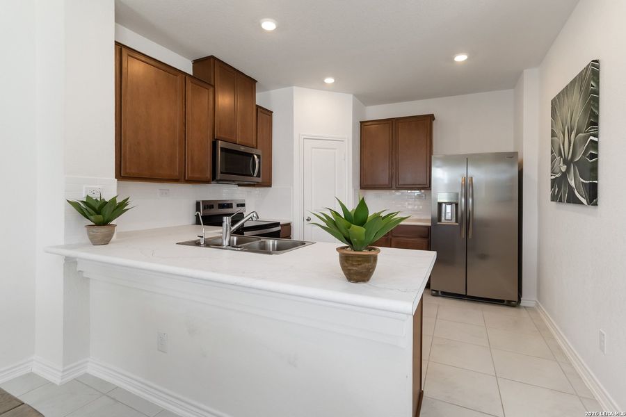 Furnished interior view inside a new home in , San Antonio (Image 19). Furnished interior view inside a new home in , San Antonio (Image 19).
