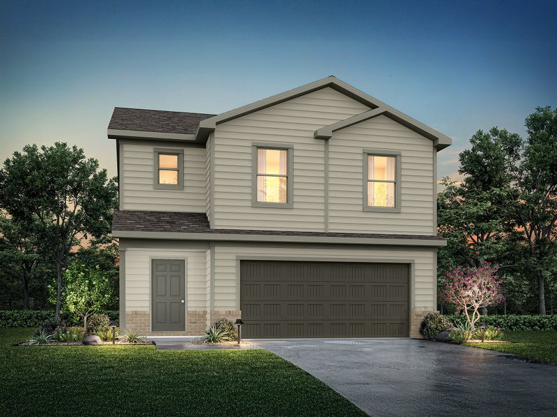 Representative exterior photo of a completed home built from the Sequoia by National HomeCorp in Summit Place, Eden, NC (Image 2).
