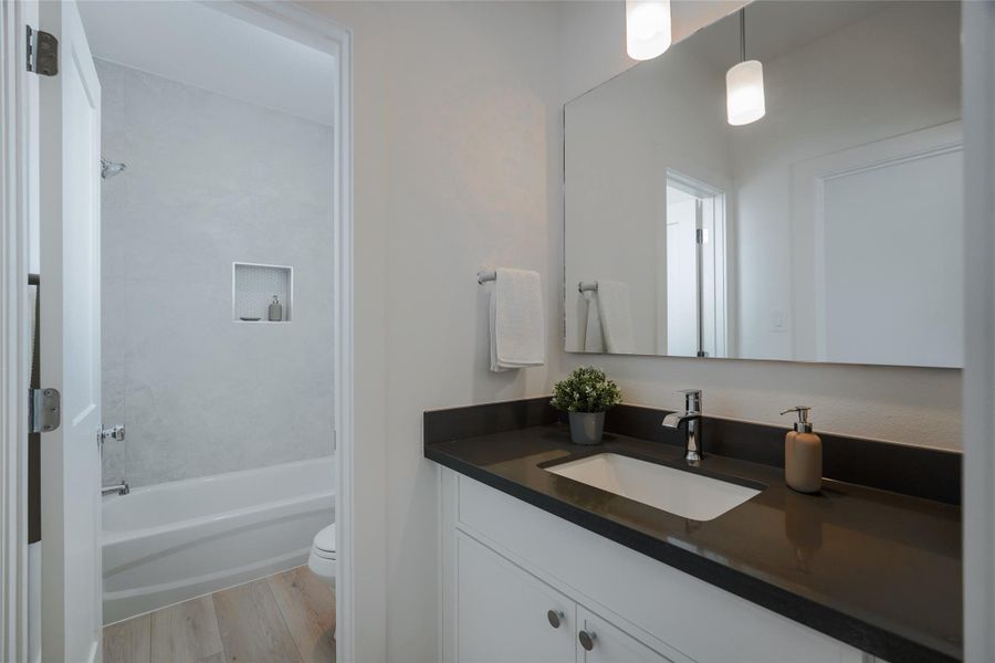 Furnished interior view inside a new home in Paul Quinn Court, Houston (Image 9).