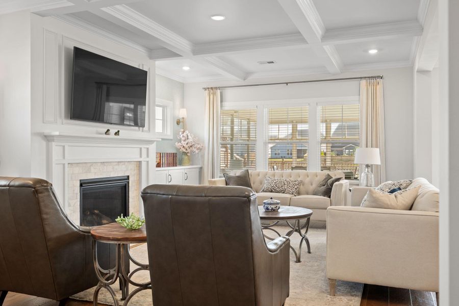 Furnished interior view inside a new home in , Summerville (Image 17).