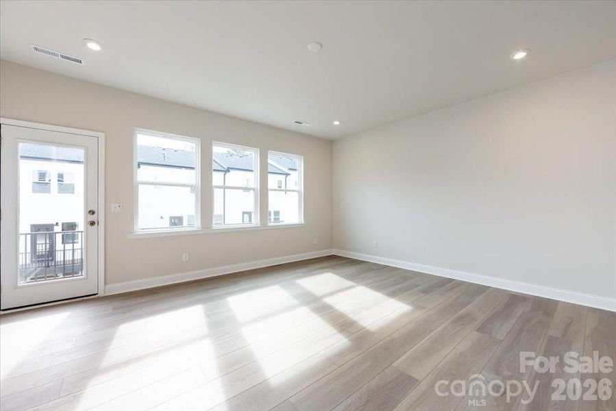 Living Room with Access to the Out Door Living on the Second Floor Living Room with Access to the Out Door Living on the Second Floor