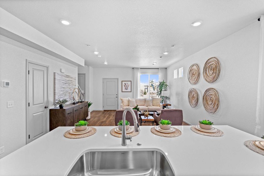Furnished interior view inside a new home in Banning Lewis Ranch - New Homes Colorado Springs, Colorado Springs (Image 11).