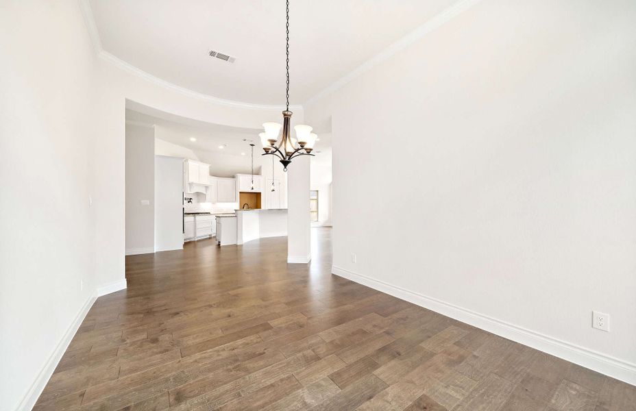 Representative unfurnished interior of a home built from the 2500 by Ravenna Homes in The Highlands 55′, Porter (Image 25). Representative unfurnished interior of a home built from the 2500 by Ravenna Homes in The Highlands 55′, Porter (Image 25).