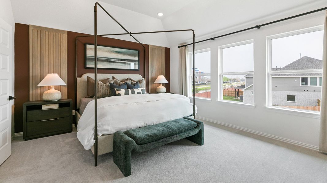 Representative furnished interior of a home built from the Mimosa by DRB Homes in Brookewater, Rosenberg (Image 19).