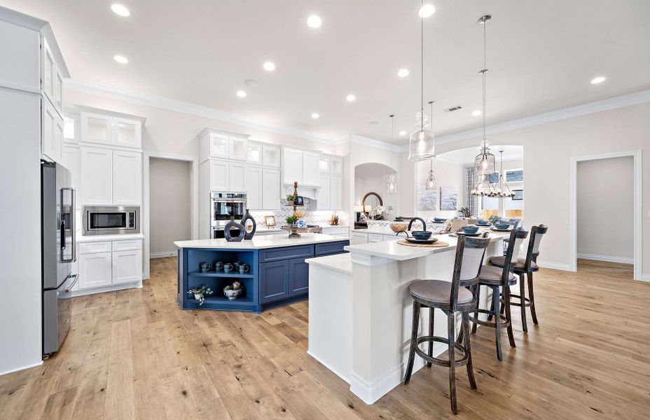 Furnished interior view inside a new home in Artavia 70′, Conroe (Image 11).