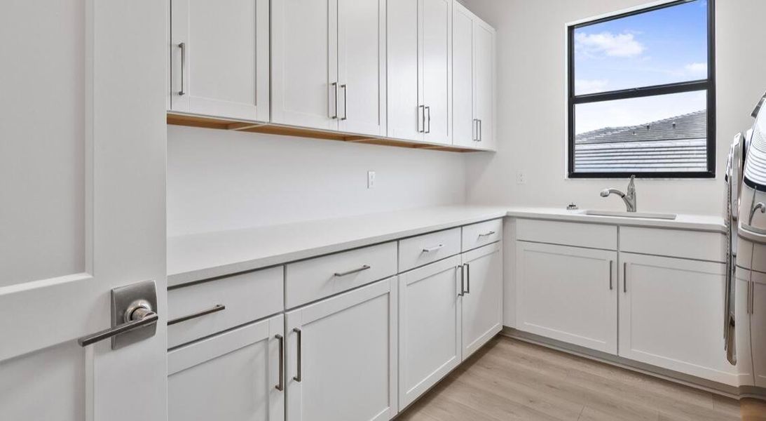 Furnished interior view inside a new home in Artistry Palm Beach, Palm Beach Gardens (Image 10). Furnished interior view inside a new home in Artistry Palm Beach, Palm Beach Gardens (Image 10).