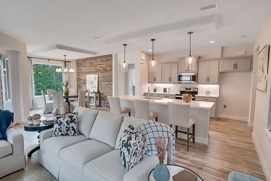 Representative furnished interior of a home built from the Asheville by Paytas Homes in The Reserve at Victoria, Deland (Image 17).