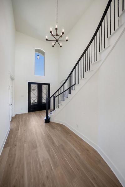 Representative unfurnished interior of a home built from the The Travis by Whitestone Custom Homes in Johnson Ranch, Bulverde (Image 22).