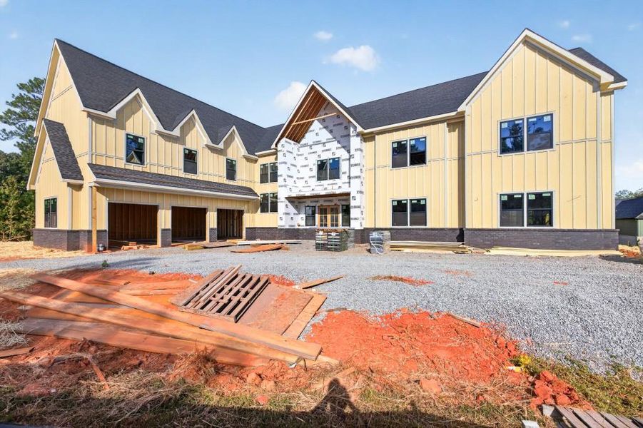 In-progress construction of a new home in , Monticello, GA (Image 32).