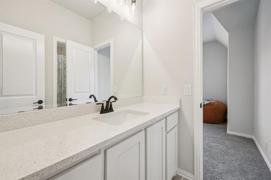 Furnished interior view inside a new home in Glenwood Meadows, Denton (Image 3).