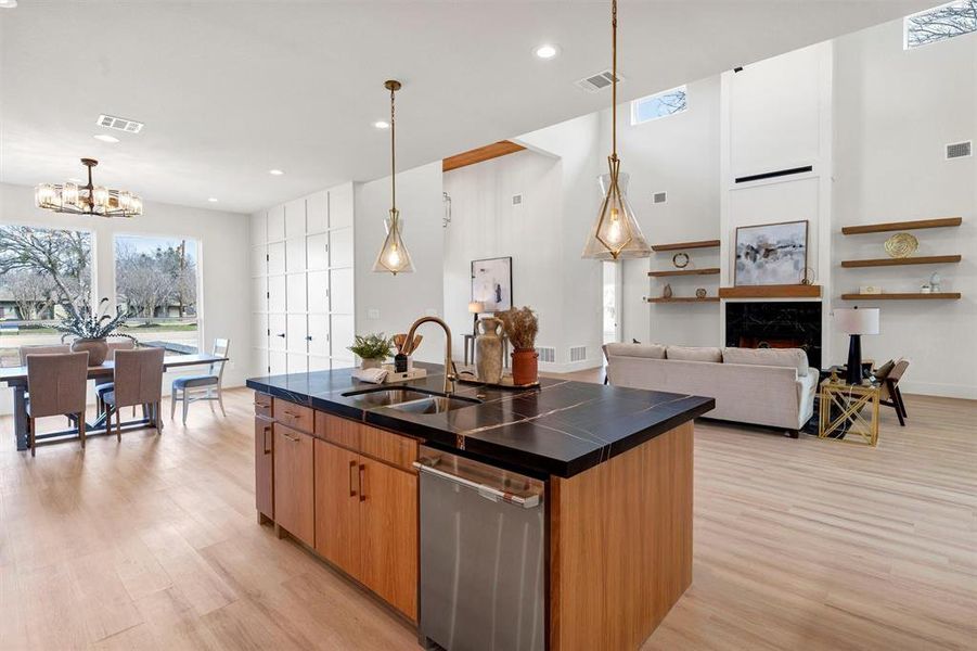 Furnished interior view inside a new home in , Willow Park (Image 9).