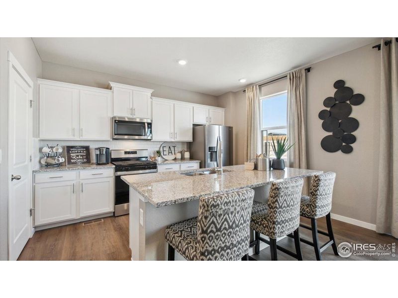 Furnished interior view inside a new home in Vista Meadows, Fort Lupton (Image 24).