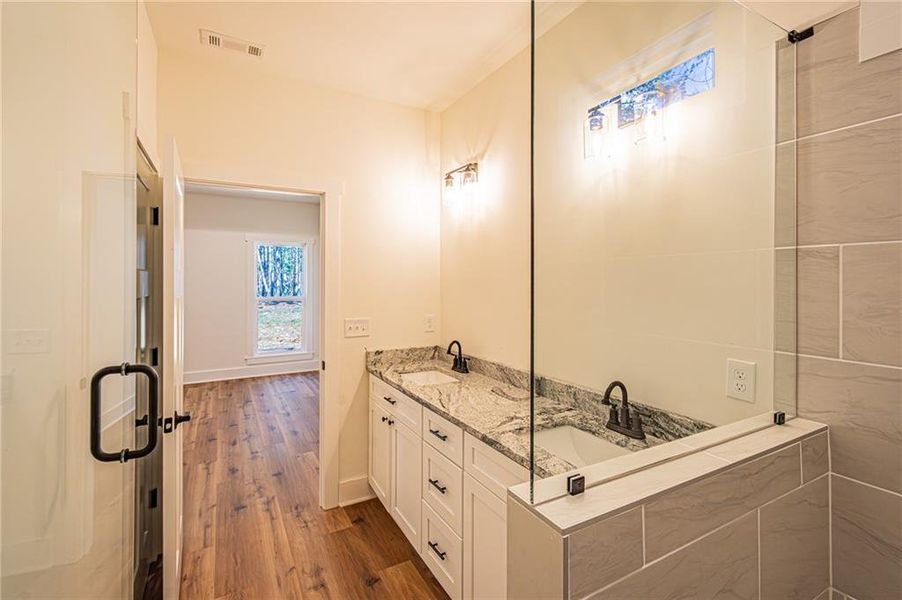 Furnished interior view inside a new home in , Dawsonville (Image 11).